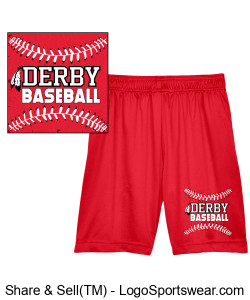 Derby Baseball Mens Shorts MSH7 Design Zoom